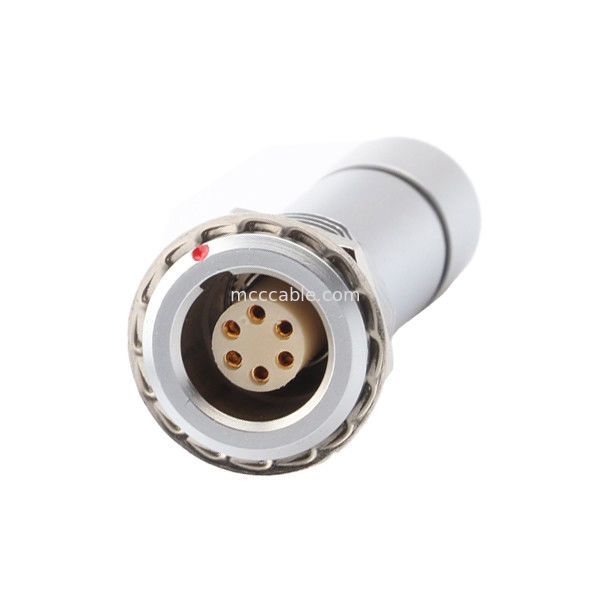 औद्योगिक जलरोधक परिपत्र कनेक्टर बी श्रृंखला Z10 6P महिला इनडोर यूनिवर्सल डबल नट केबल क्लैंप केबल को ठीक करने के लिए