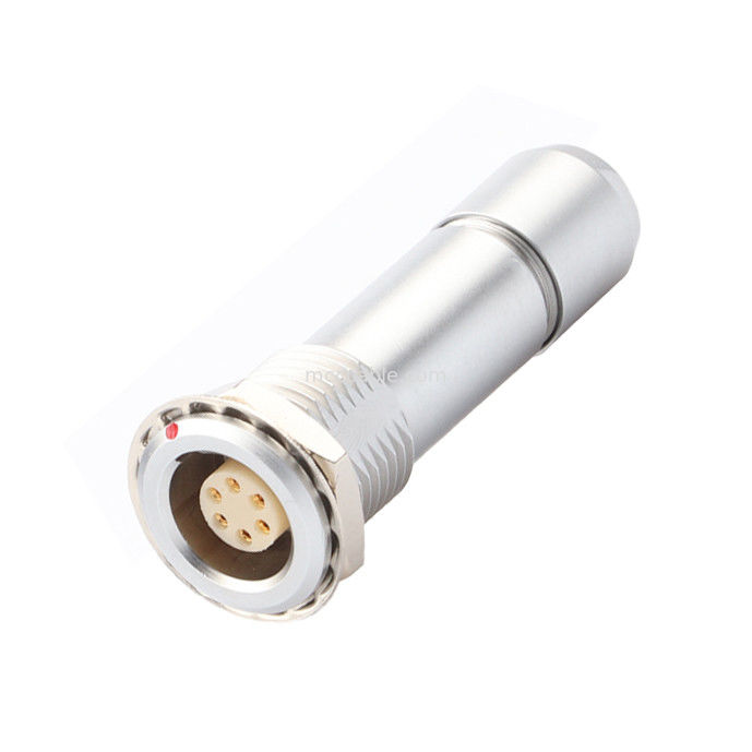 औद्योगिक जलरोधक परिपत्र कनेक्टर बी श्रृंखला Z10 6P महिला इनडोर यूनिवर्सल डबल नट केबल क्लैंप केबल को ठीक करने के लिए