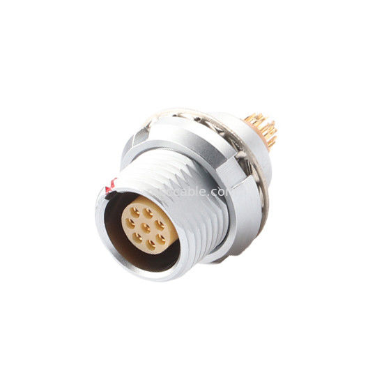 घुमावदार जलरोधी श्रृंखला पुश-ट्रल स्व-लॉकिंग Z3 8Pin चेसिस कनेक्टर के बाहरी निर्धारण के लिए