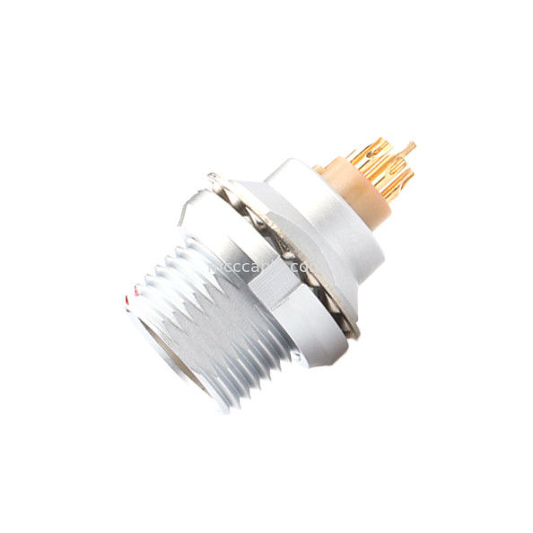 घुमावदार जलरोधी श्रृंखला पुश-ट्रल स्व-लॉकिंग Z3 8Pin चेसिस कनेक्टर के बाहरी निर्धारण के लिए