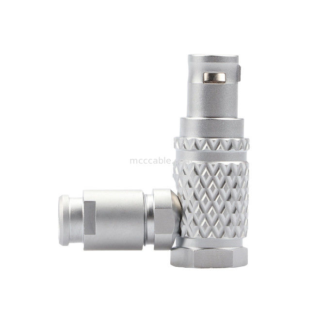 90° कोण प्लग T3 5Pin B सीरीज सर्कुलर पुश-ट्रल सेल्फ-लॉकिंग कनेक्टर औद्योगिक नियंत्रण के लिए