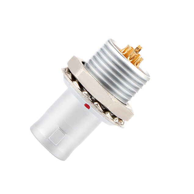 पुश-प्लग स्व-लॉकिंग T2 8Pin सर्कुलर कनेक्टर पैनल फिक्स्ड प्लग बिना लॉक डिवाइस औद्योगिक समाधान