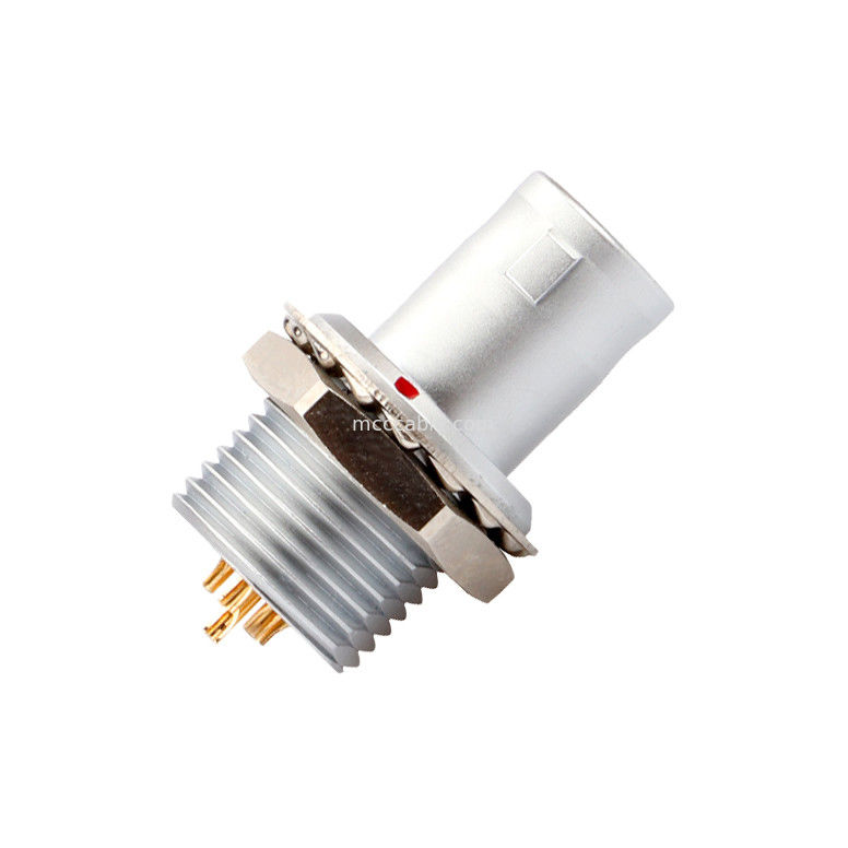 पुश-प्लग स्व-लॉकिंग T2 8Pin सर्कुलर कनेक्टर पैनल फिक्स्ड प्लग बिना लॉक डिवाइस औद्योगिक समाधान