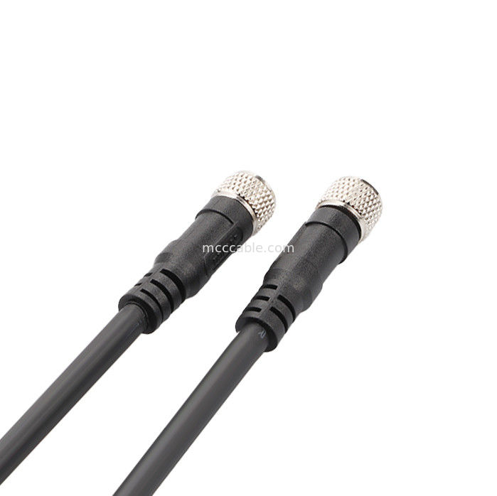 औद्योगिक कनेक्टर M8 इंजेक्शन मोल्ड सर्कुलर वाटरप्रूफ कनेक्टर पुरुष महिला 6 पिन