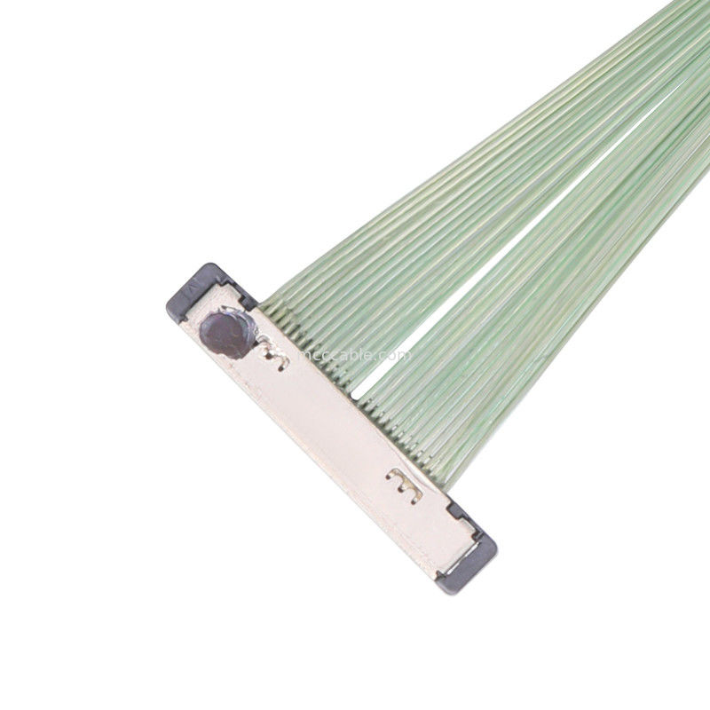 35P माइक्रो कोएक्सियल केबल 20380-035t-06 एलवीडीएस कनेक्टर 0.4 मिमी पिच राइट एंगल