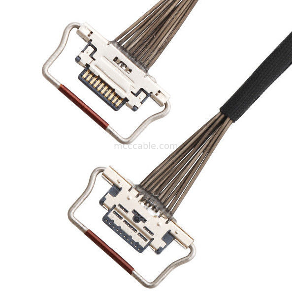 थर्मल कैमरा के लिए 10 पिन माइक्रो समाक्षीय केबल 0.4 मिमी पिच 20633-310T-01S Lvds