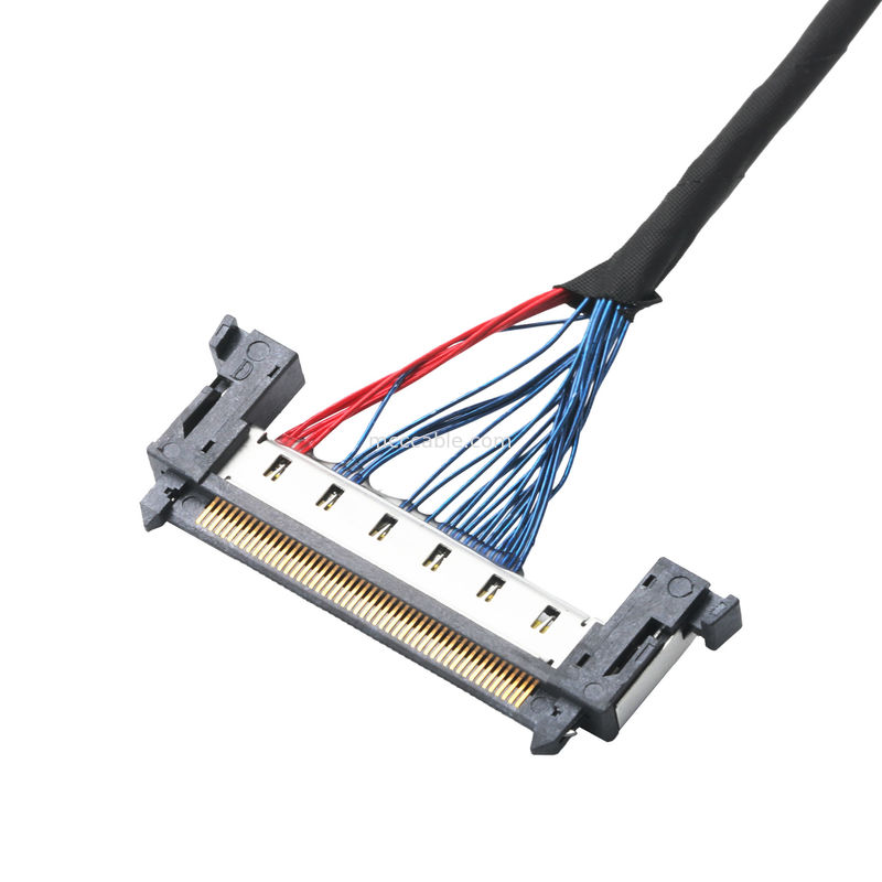 एलवीडीएस केबल माइक्रो समाक्षीय कनेक्टर 20453-230T-03 से FI-RE51CL 51P में 0.5 मिमी पिच