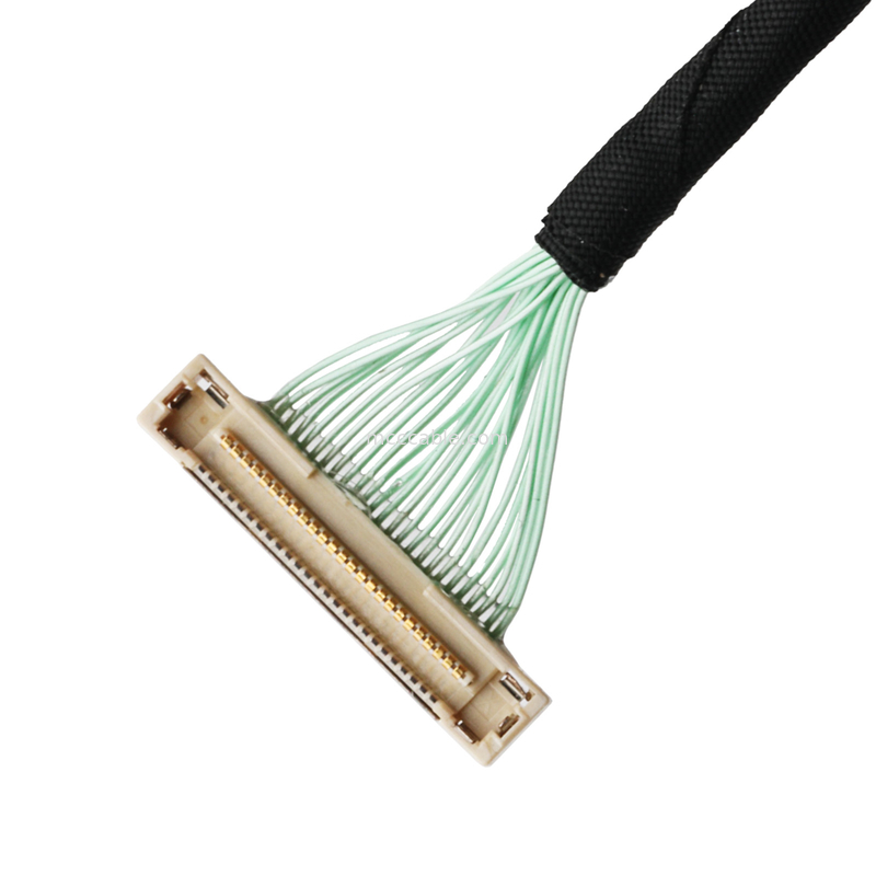कनेक्टर यूएवी केबल असेंबली Lvds Edp केबल असेंबली DF36-25P-0.4SD माइक्रो समाक्षीय केबल