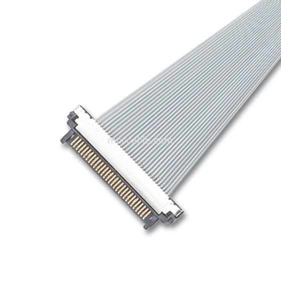 Micro coaxial cable 1 to 1 KEL USL20-30SS-030-B Customized heat resistant tape connector