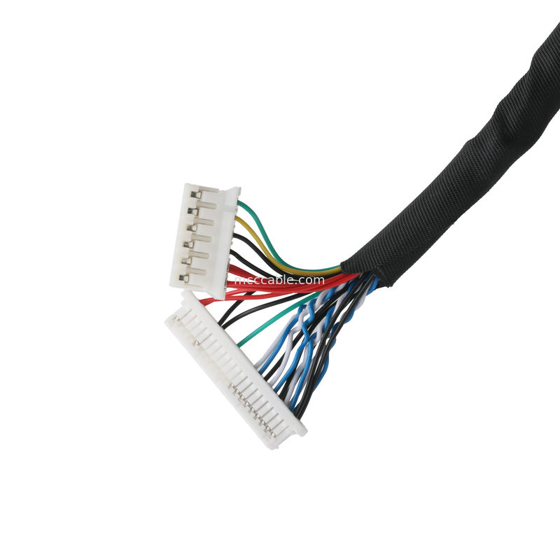 JAE FI-X30HL से JST SHDR-40V-S-B 40P और JST PHR-6 कनेक्टर केबल lvds केबल डिस्प्ले आवेदन