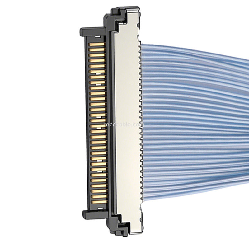 भविष्य के लिए तैयार USL20-30SS-015B माइक्रो कोएक्सियल केबल 0.4mm कनेक्टर एआई एज कंप्यूटिंग कैमरों के लिए