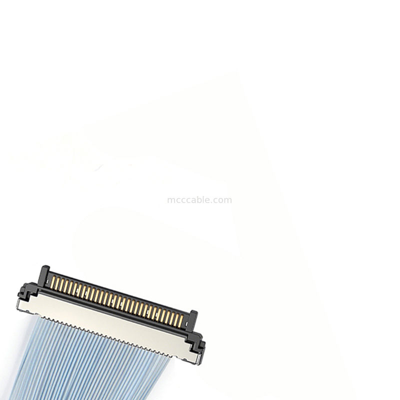 सटीक 0.4mm USL20-30SS-016C माइक्रो कोएक्सियल केबल ZIF कनेक्टर 8MP+ उच्च-रिज़ॉल्यूशन निगरानी कैमरों के लिए