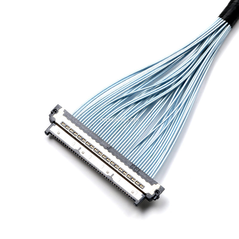 40-Pin Micro Coaxial Cable Assembly - Dual Ultra-Fine 0.4mm Pitch Connectors