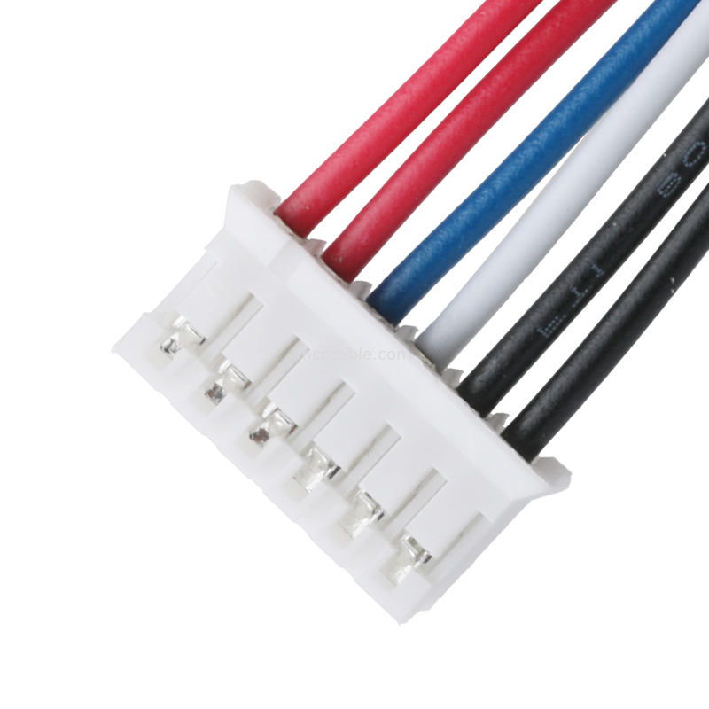 6-पिन से 6-पिन वायर हार्नेस - 2.0mm पिच UL1007 26AWG - कस्टम पिनआउट