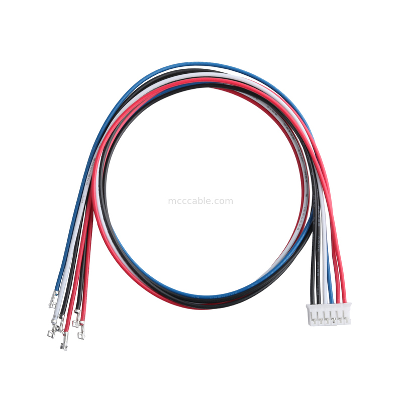 6-पिन से 6-पिन वायर हार्नेस - 2.0mm पिच UL1007 26AWG - कस्टम पिनआउट