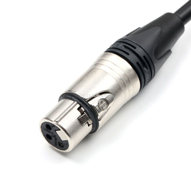 Custom XLR 3-Pin Female to Molex 51163-0300 Cable Assembly | Neutrik NC3FXX | 20AWG UL2464