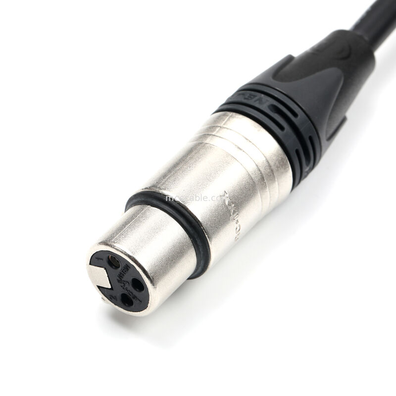 Custom XLR 3-Pin Female to Molex 51163-0300 Cable Assembly | Neutrik NC3FXX | 20AWG UL2464