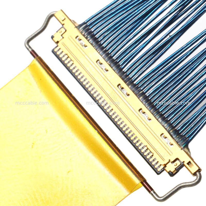 20453-040T-01 कनेक्टर के साथ माइक्रो कोएक्सियल केबल असेंबली – कस्टम OEM हाई-स्पीड इंटरकनेक्ट