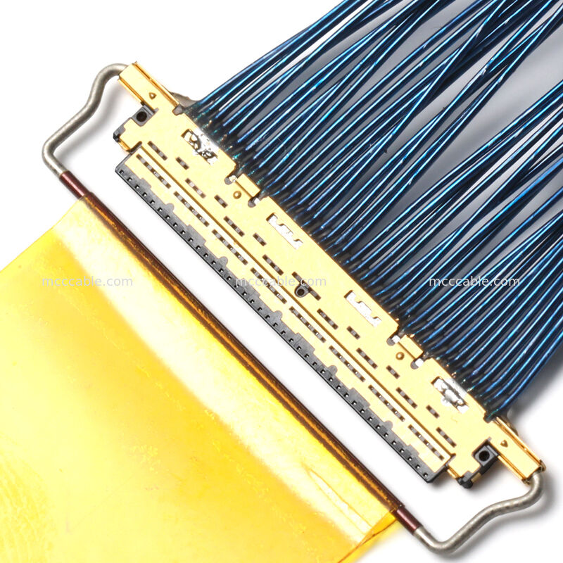 20453-040T-01 कनेक्टर के साथ माइक्रो कोएक्सियल केबल असेंबली – कस्टम OEM हाई-स्पीड इंटरकनेक्ट