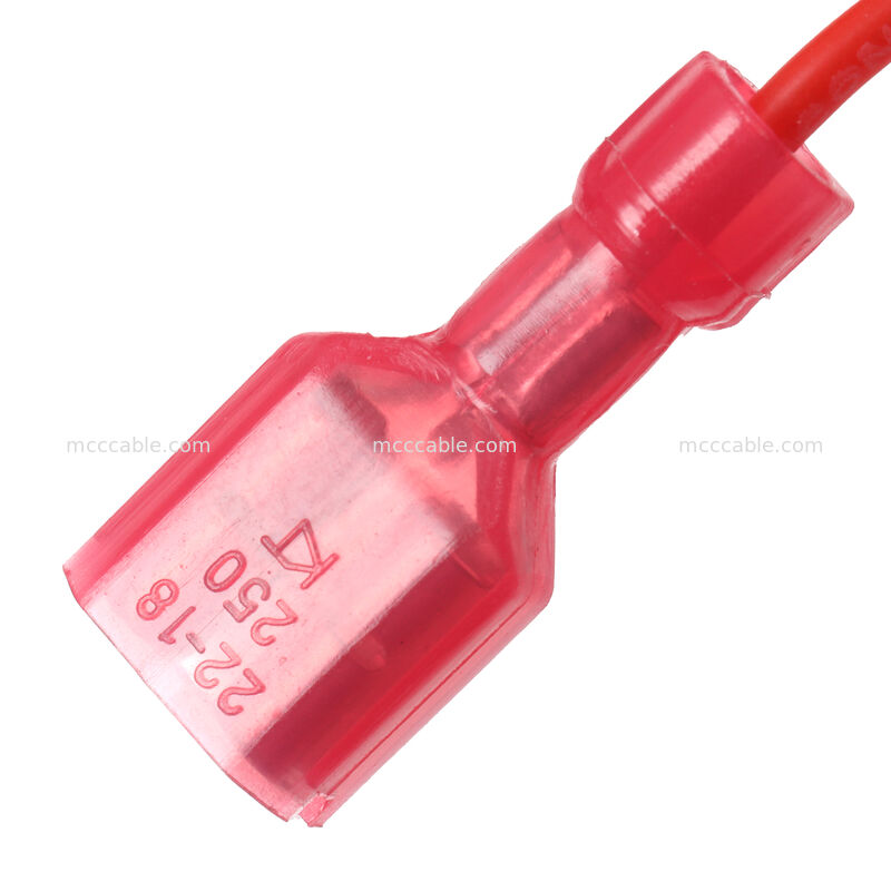 6.3 मिमी फीमेल ब्लेड टर्मिनल पावर वायरिंग हार्नेस फेराइट कोर के साथ UL3239