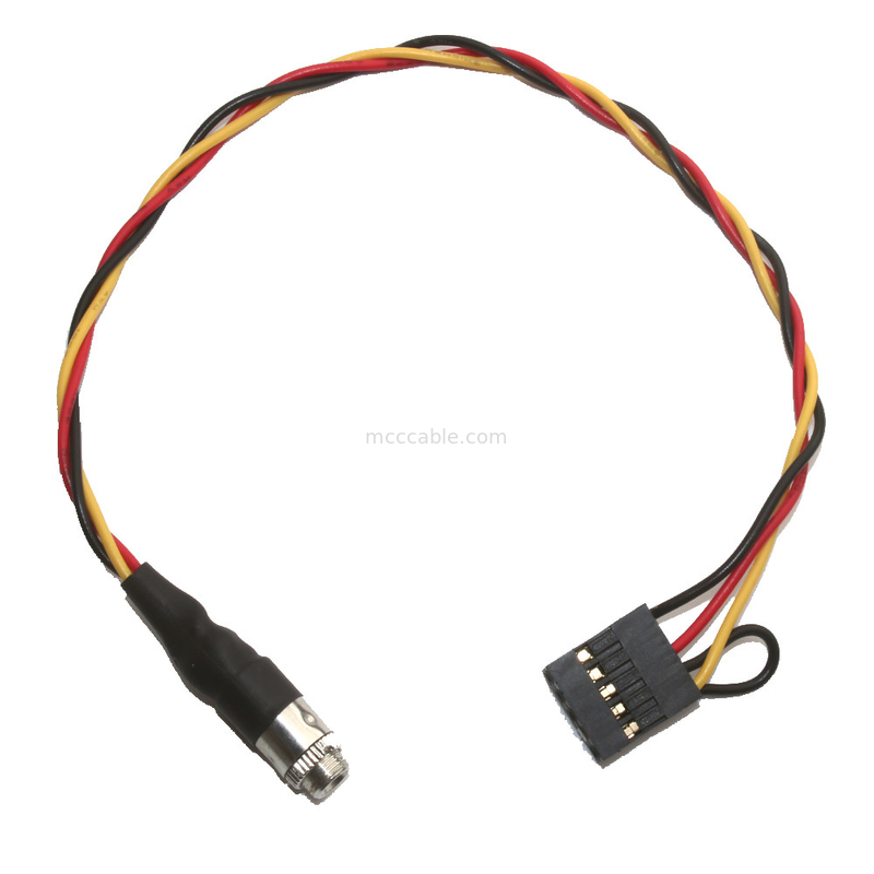 Molex 22 55 2101 कस्टम केबल हार्नेस 2.54 मिमी पिच 3.5 मिमी पैनल माउंट ऑडियो जैक