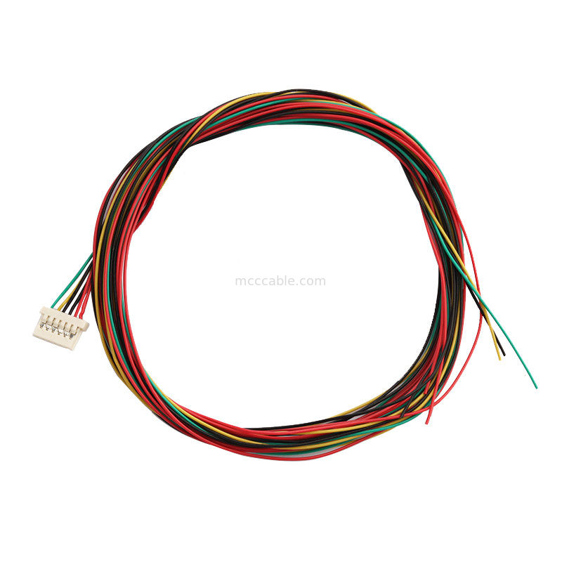 6DS 1.25mm पिच  DF14 Lvds केबल असेंबली क्रिम्पिंग 6 पिन lvds डिस्प्ले कनेक्टर