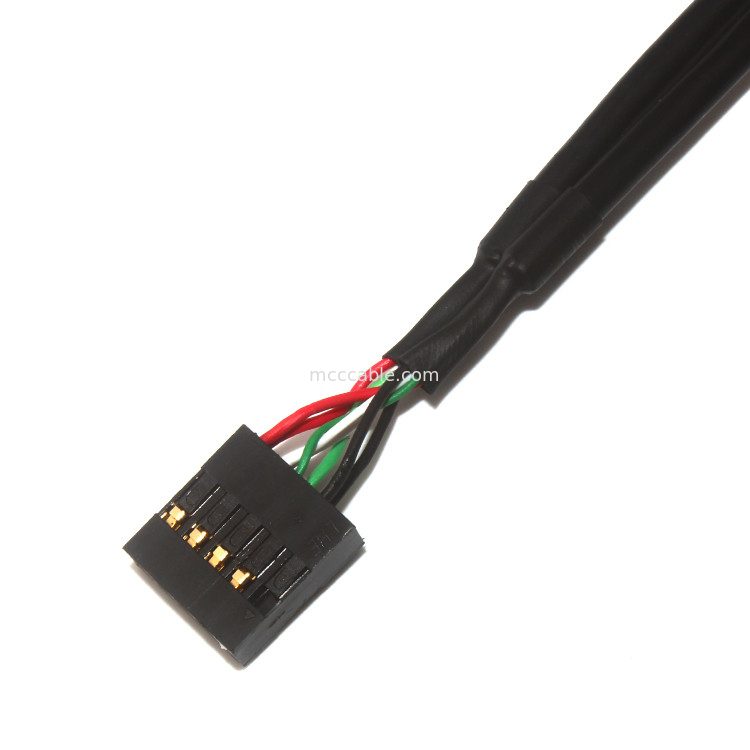 10 पिन 30AWG 2.54mm पिच Molex केबल असेंबली 150mm लंबाई Molex 22-55-2101