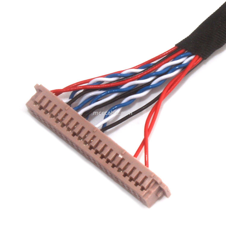 पिच 1.25mm Lvds केबल असेंबली  DF13-40DS-1.25C से Df 19g-20s