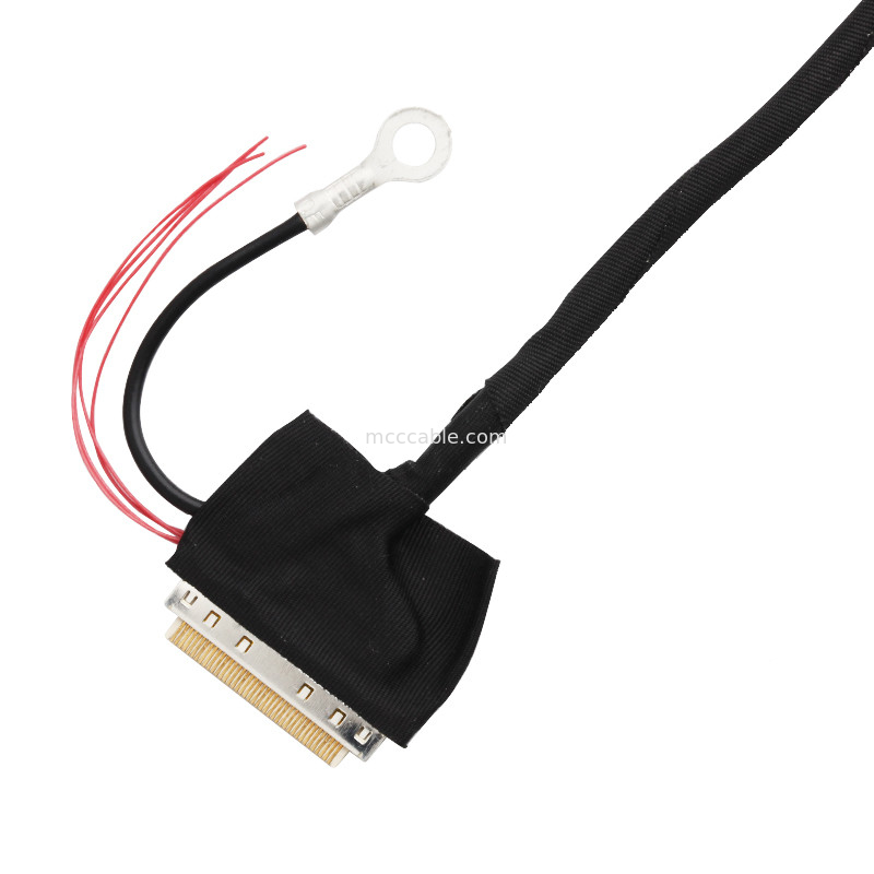 32AWG LVDS केबल असेंबली 40 पिन 88441-40 से 50 पिन JAE F1-RE51HL