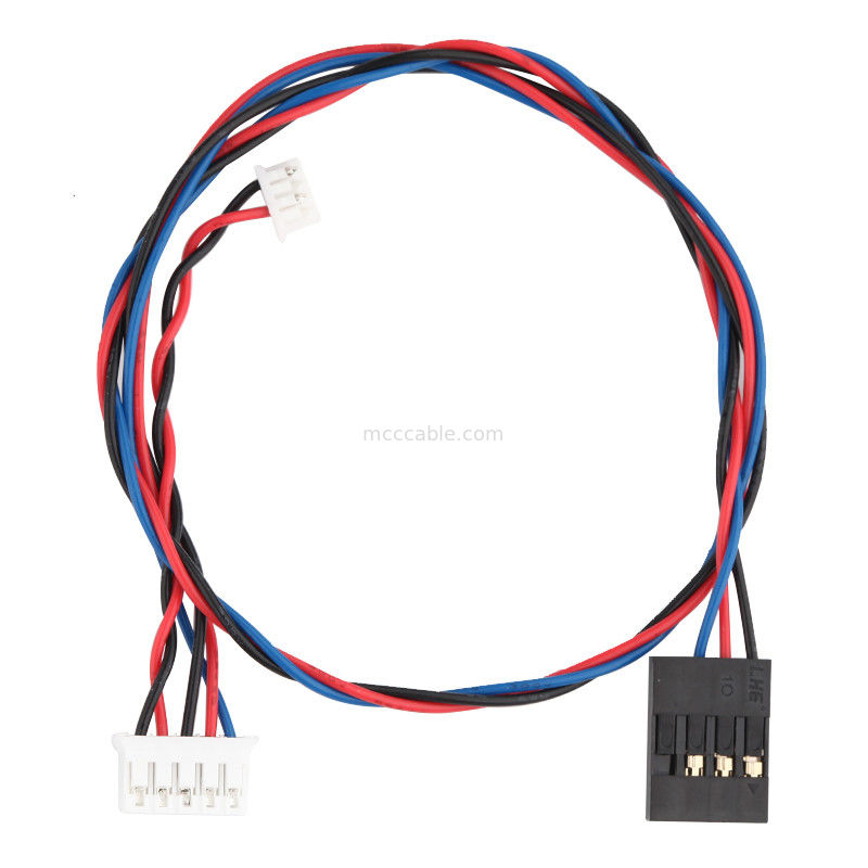 JST PHR-5P हार्नेस केबल असेंबली ड्यूपॉन्ट 4p से Molex 51021-04p लंबाई 100 मिमी
