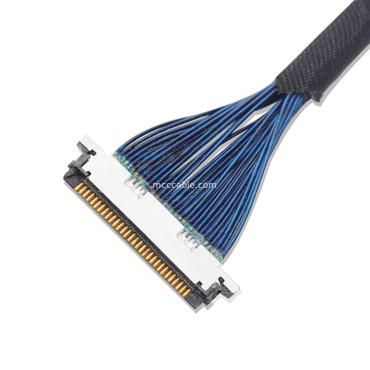 0.4mm 30p LVDS माइक्रो कोएक्सियल केबल CBL 20472-030T-10R lvds डिस्प्ले कनेक्ट