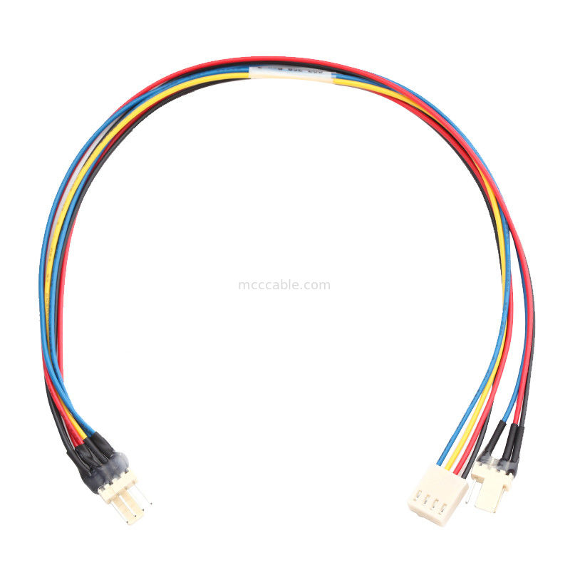 JST JH 2.5mm 4 पिन Molex 4 वायर फैन Y केबल असेंबली lvds 4 पिन कनेक्टर केबल