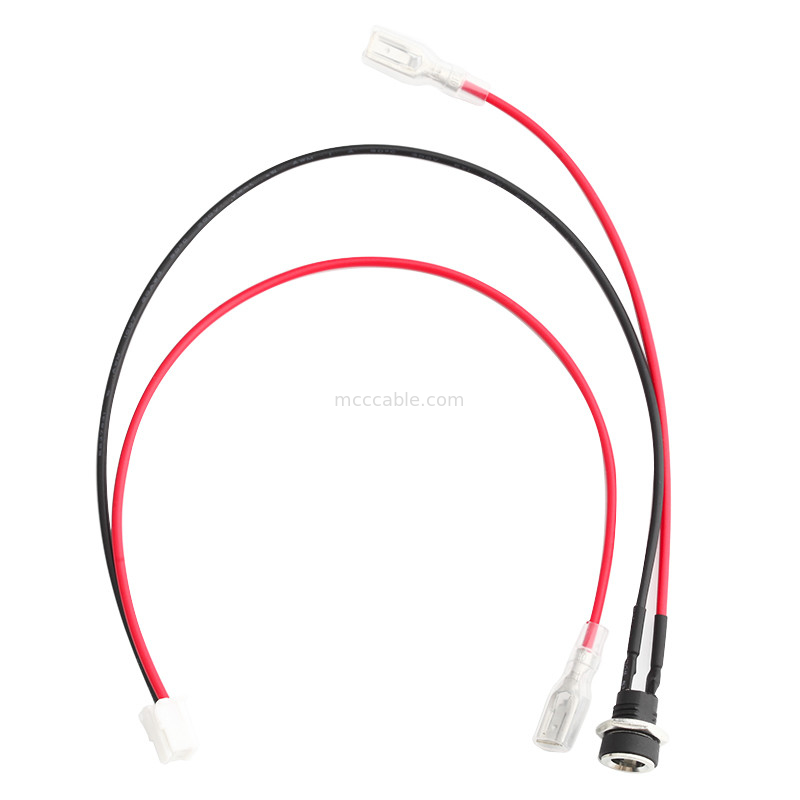 HSG XAP-02V-S कस्टम वायर हार्नेस 2.5 PITCH से DC PLUG पावर DC 3.6 राउंड केबल के लिए