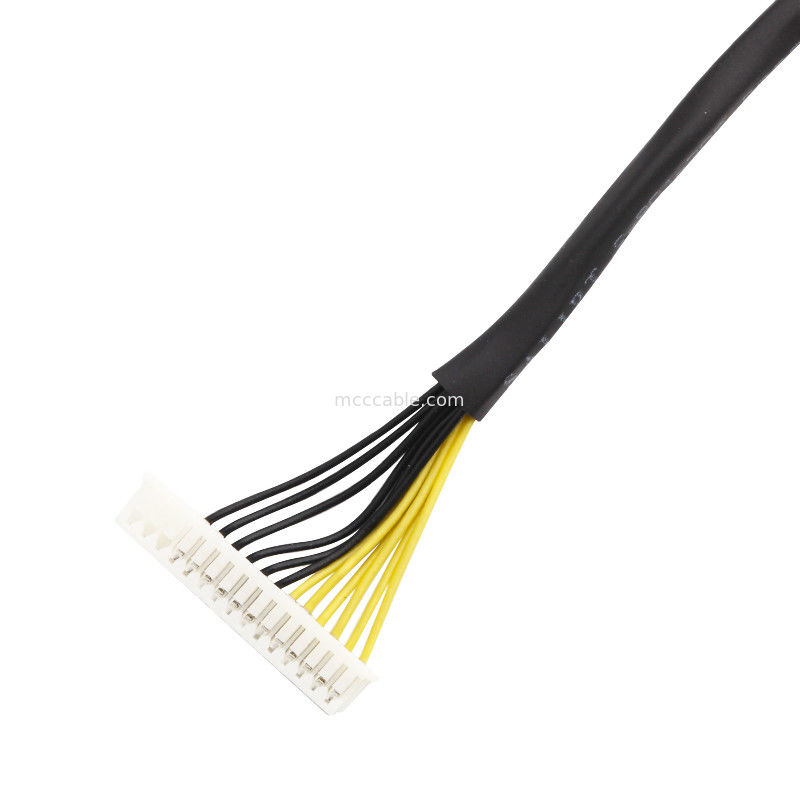 लंबाई 100 मिमी वायर हार्नेस केबल Wl 1025h-15p से Wl 1253h-15p Lvds केबल असेंबली