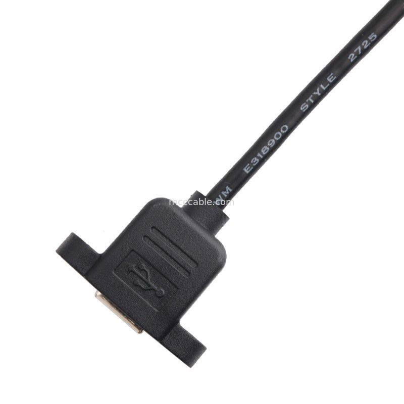 2.54mm पिच A2542ha-6p वायर हार्नेस Durachill Usb B केबल पैनल माउंट असेंबली: