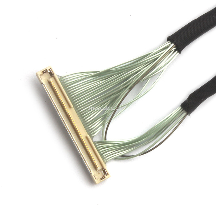 0.4mm पिच  DF36-40P-0.4SD माइक्रो समाक्षीय केबल lvds कनेक्टर केबल