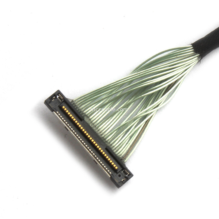 0.4mm पिच  DF36-40P-0.4SD माइक्रो समाक्षीय केबल lvds कनेक्टर केबल